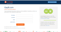Desktop Screenshot of gap8.com